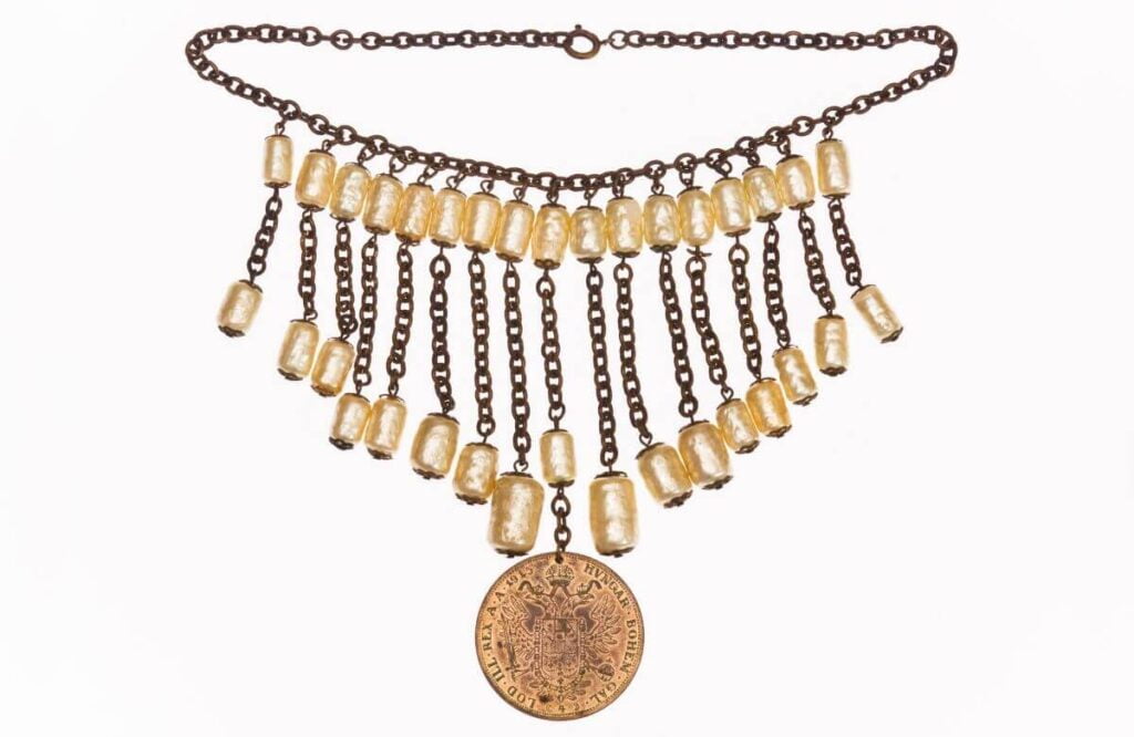 Vintage bib necklaces