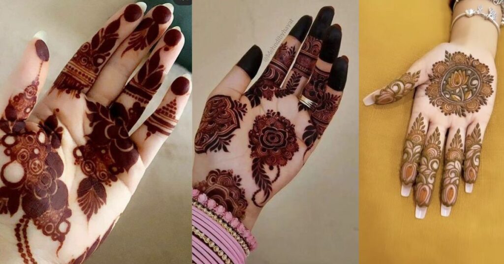 Front Hand Mehndi Design