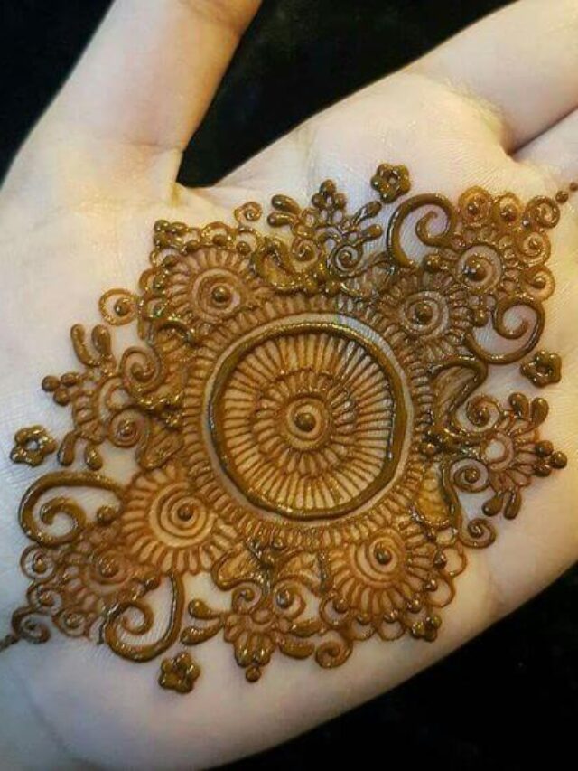 10+ Front Hand Circle Mehndi Design Easy & Simple 2023 Special