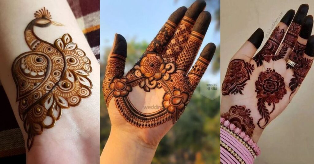 Front Hand Simple Mehndi Design